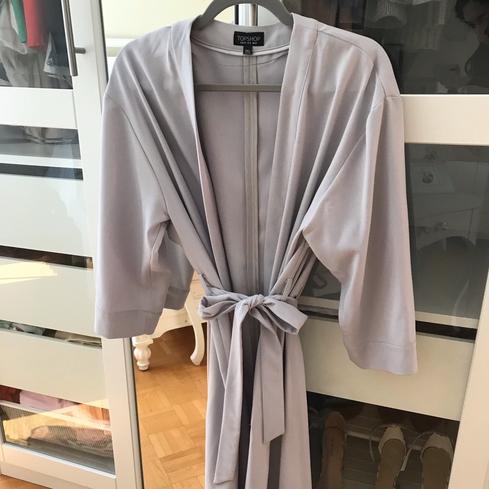 Mauve Fancy Topshop Light Coat